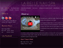 Tablet Screenshot of labellenailspalasvegas.com